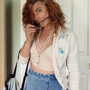 Vintage Embroidered Cardigan